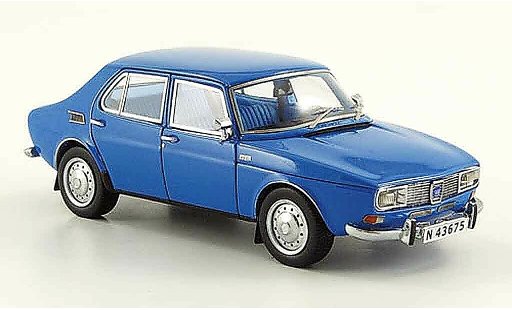 Saab 99 Base 1/43 Neo blau 4 turig 1981 modellautos