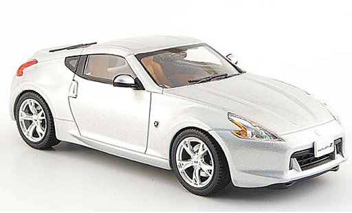 Nissan 370Z Base 1/43 Ebbro Fairlady Z grau metallisee 2008 modellautos
