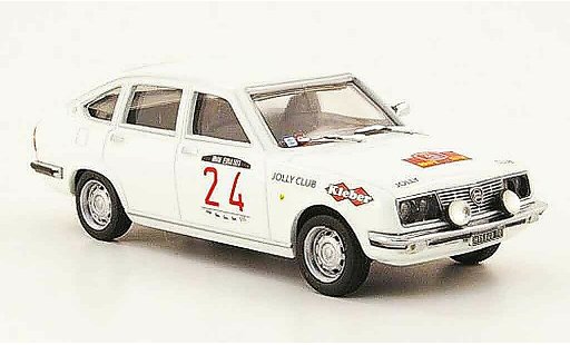 Lancia Beta berline 1/43 Pego 1800 lx no.24 rallye elba 1973 modellautos