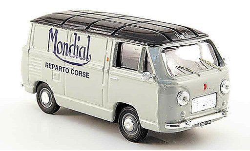 Fiat 600 Berlina 1/43 Pego T Mondial Reparto Corse grau blau 1959 modellautos