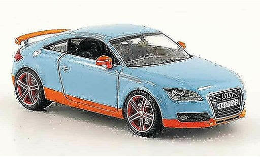 Audi TT coupe 1/43 Schuco blau orange modellautos