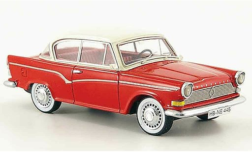 Borgward Arabella de luxe 1/43 Neo rot weiss 1960 modellautos