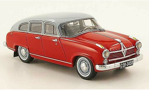 Borgward Hansa 2400 berline 1/43 Neo rot/grau 1955 modellautos