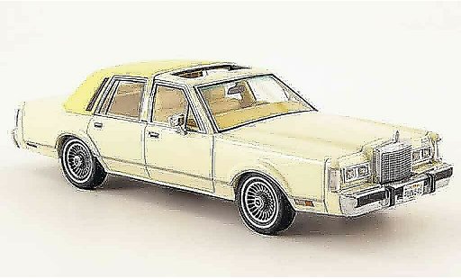 Lincoln Town Car 1982 1/43 Neo creme modellautos