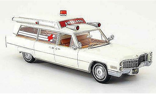 Cadillac S & S ambulance 1/43 Neo Ambulanz weiss 1966 modellautos