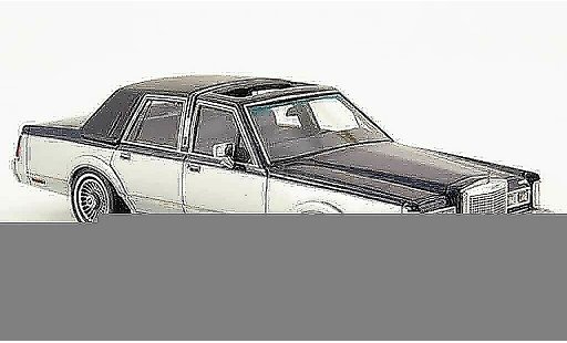 Lincoln Town Car 1982 1/43 Neo blau grau modellautos