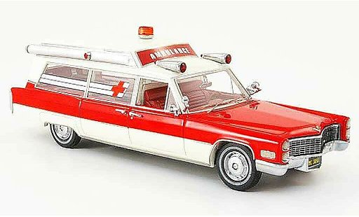 Cadillac S & S ambulance 1/43 Neo Ambulanz rot weiss edition liavecee 1966 modellautos