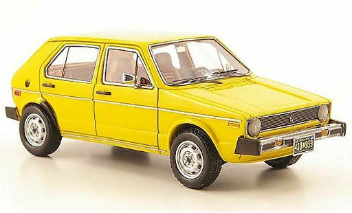 Volkswagen Golf Base 1/43 Neo Rabbit (US ) gelb 5-portes lim. Aufl. 300 1975 modellautos