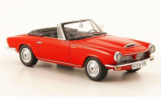 Glas 1300 GT Cabriolet 1/43 Neo Cabrio rot 1966 modellautos