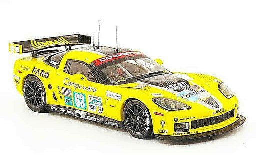 Chevrolet Corvette course 1/43 IXO C6 R No.63 Compuware 24h Le Mans 2009 modellautos