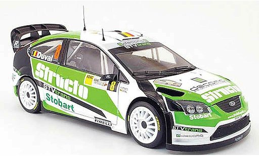 Ford Focus RS 1/18 Sun Star wrc 07 no.8 structo rallye deutschland 2008 f.duval / p.pivato modellautos