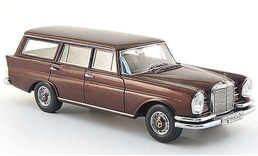 Mercedes 230 S 1/43 Spark Universal (W111) rot 1966 modellautos