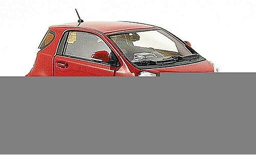 Toyota IQ Base 1/43 Minichamps rot 2009 modellautos