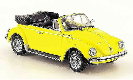 Volkswagen Coccinelle Cabriolet 1/43 Minichamps 1303 gelb 1974 modellautos