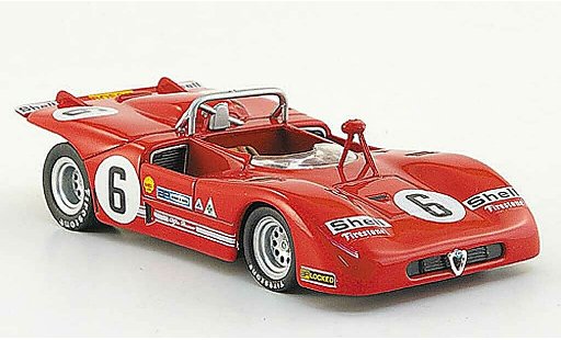 Alfa Romeo 33.3 prototipo 1/43 M4 1971 No.6 Stommelen/Kinnunen Targa Florio modellautos