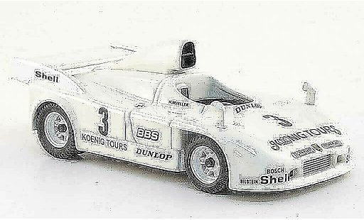 Porsche 908 1981 1/43 Best No.3 Konig Tours Muller/Brun Nurburgring modellautos