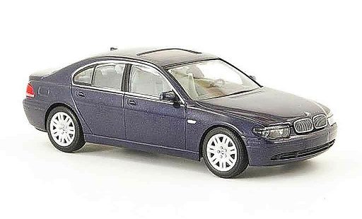 Bmw 735 E65 1/43 Minichamps i blau grau 2001 modellautos