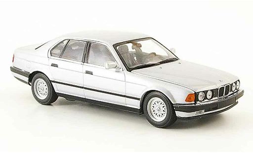 Bmw 730 E32 1/43 Minichamps i grau metallisee 1986 modellautos