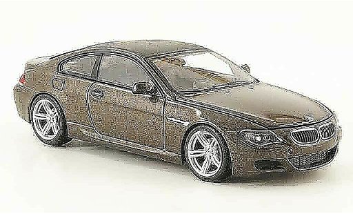 Bmw M6 Coupe 1/43 Minichamps E63 braun 2007 modellautos