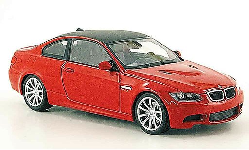 Bmw M3 coupe 1/43 Minichamps E92 rot 2007 modellautos