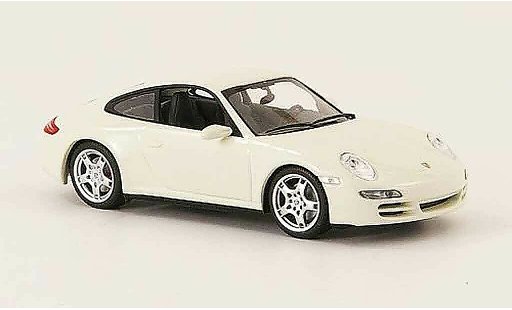 Porsche 911 4S 1/43 Minichamps Carrera Coupe weiss 2005 modellautos