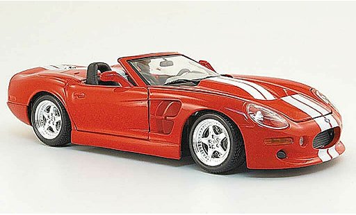 Shelby Series 1 Base 1/18 Maisto rot weiss modellautos