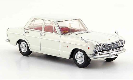 Nissan Skyline Prince 1/43 Ebbro 2000 GTB weiss 1965 modellautos