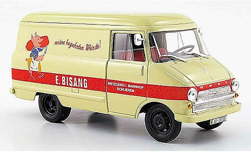 Opel Blitz Base 1/43 Starline kastenwagen a beige metzgerei bisang 1960 modellautos