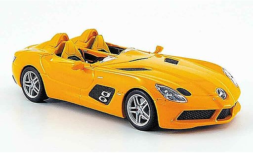 Mercedes SLR Stirling Moss 1/43 Minichamps McLaren (Z 199) orange 2009 modellautos
