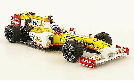 Renault F1 2009 1/43 Minichamps r29 no.8 ing r.grosjean f1 team modellautos