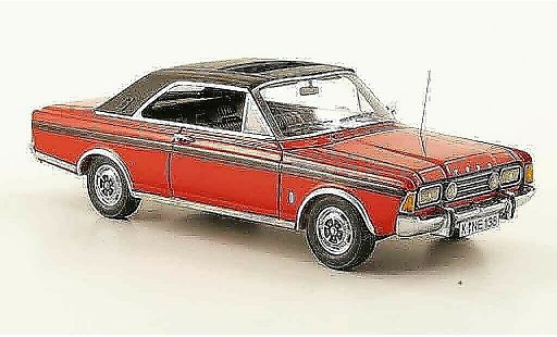 Ford Taunus 20M 1/43 Neo (P7b) Coupe rot schwarz modellautos