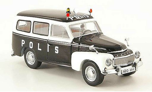 Volvo PV 445 Duett 1/43 Neo Polis police Schweden 1956 modellautos