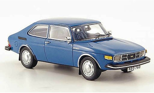 Saab 99 Combi Coupe 1/43 Neo blau 1975 modellautos