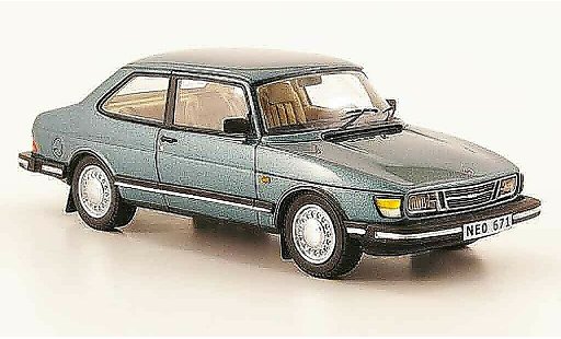 Saab 90 Base 1/43 Neo blau gr&Atilde;&frac14;n 1985 modellautos