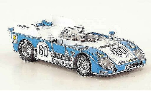 Alfa Romeo 33.3 tt3 1/43 M4 1973 TT No.60 24h Le Mans Facetti / Zeccoli modellautos