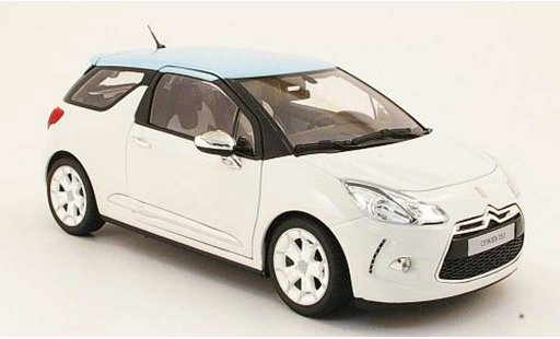 DS Automobiles DS3 Berline 1/18 Norev weiss/blau 2010 modellautos