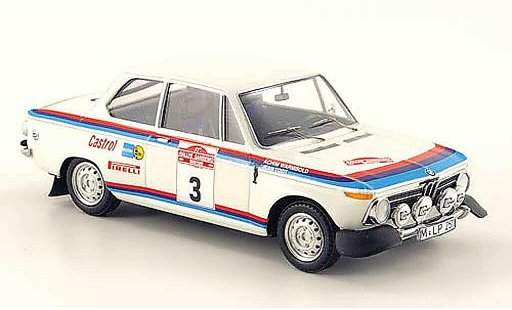 Bmw 2002 ti 1/43 Trofeu No.3 Warmbold/Todt Rally San Remo 1973 modellautos