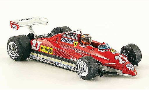 Ferrari 126 C2 1/43 Brumm turbo no.27 g.villeneuve gp san marino modellautos