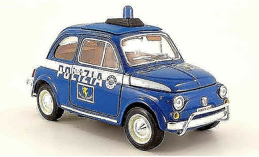 Fiat 500 Police 1/18 Burago polizia polizei modellautos