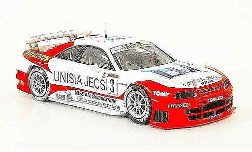 Nissan Skyline R33 1/43 Ebbro GTR No.3 Unisia Jecs JGTC 1998 modellautos