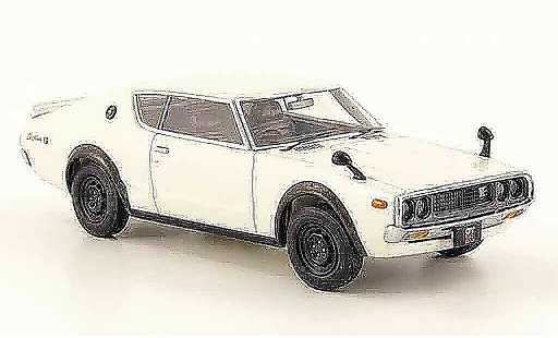 Nissan Skyline 2000 1/43 Ebbro GT R (KPGC110) weiss 1973 modellautos