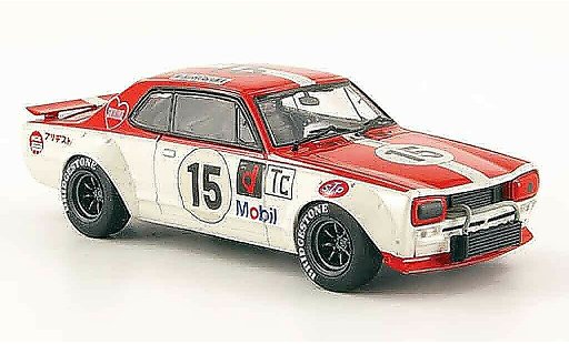 Nissan Skyline 2000 1/43 Ebbro GT R (KPGC10) Racing No.15 Fuji 1972 modellautos