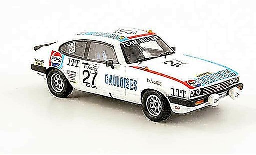 Ford Capri 3.0S 1/43 Premium X MK III No.27 Gauloises Pepsi 24h Spa 1980 modellautos