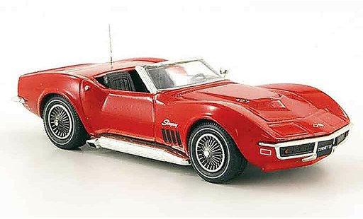 Chevrolet Corvette Convertible 1/43 Sun Star C3 427 Cabrio rot 1968 modellautos