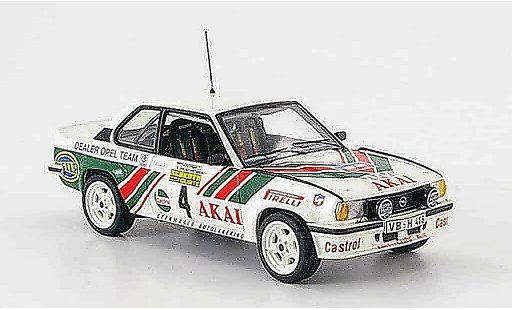 Opel Ascona B 400 1/43 Schuco no.4 akai sachs winter rallye 1981 modellautos