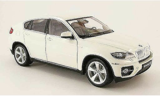 Bmw X6 suv 1/18 Welly E71 blanc modellautos