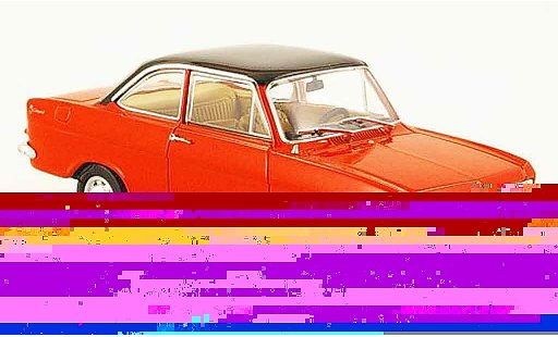 Opel Kadett A A 1/43 Starline coupe rot schwarz 1963 modellautos