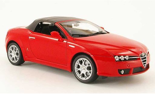 Alfa Romeo Spider veloce 1/18 Welly rot capote modellautos