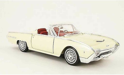Ford Thunderbird Bullet Bird 1/18 Welly spots roadster cremeweiss offen modellautos