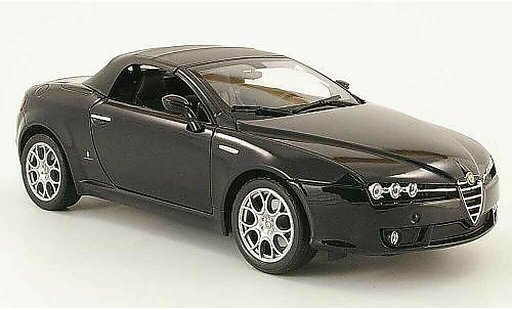 Alfa Romeo Spider veloce 1/18 Welly schwarz capote modellautos